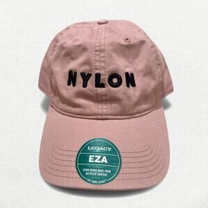 Nylon Magazine x The Surf Lodge Montauk Legacy 92 Baseball Cap in Pink and Black